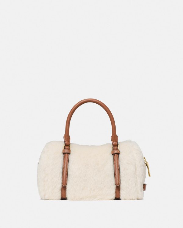 Kate Spade Monroe Faux Shearling Small Satchel Bag - Preorder