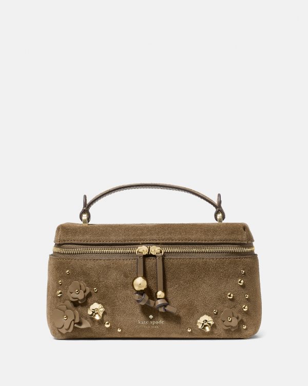 Kate Spade Blair Suede Embellished Vanity Crossbody - Preorder