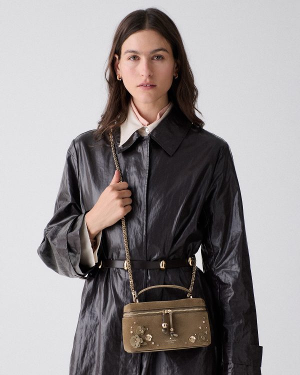 Kate Spade Blair Suede Embellished Vanity Crossbody - Preorder