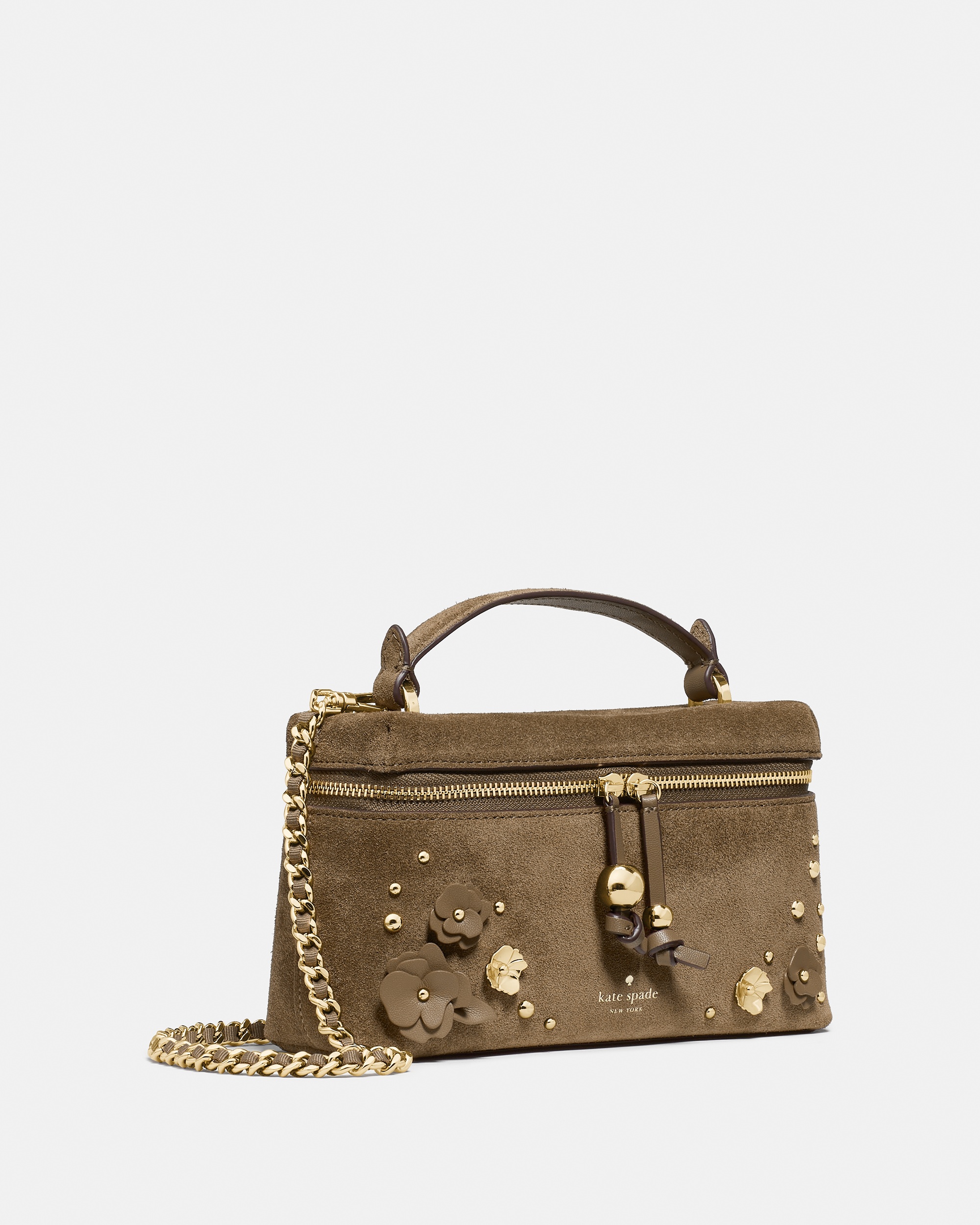 Kate Spade Blair Suede Embellished Vanity Crossbody - Preorder