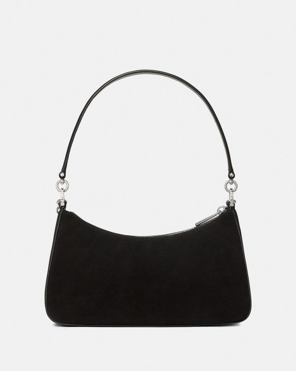 Kate Spade Margot Spade Flower Crystal Suede Shoulder Bag - Preorder