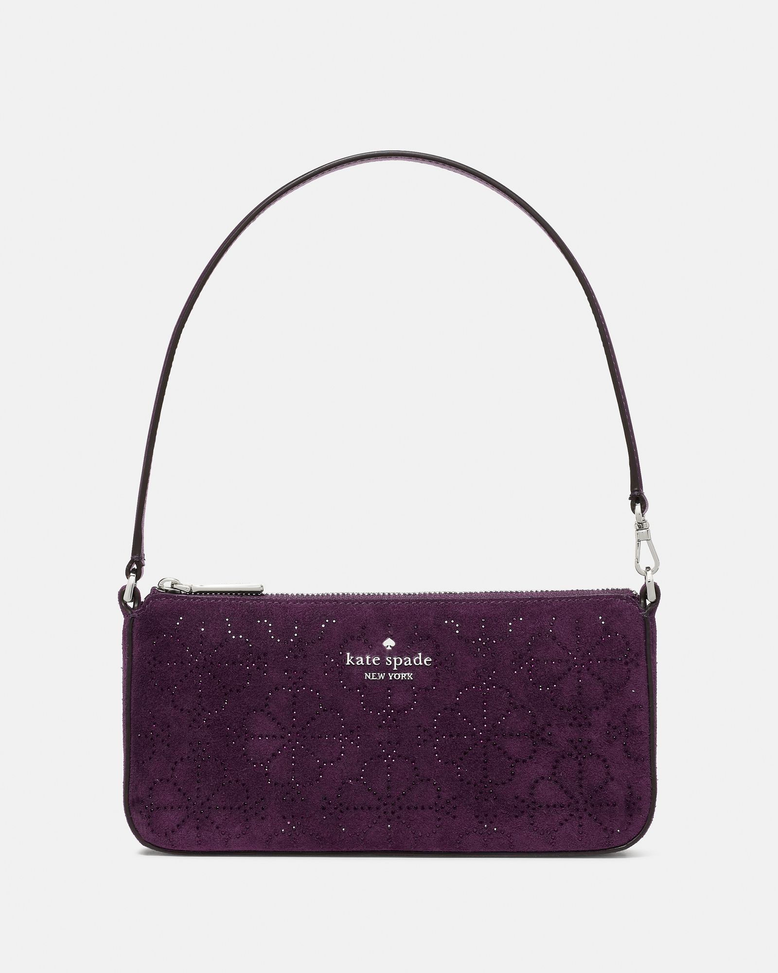 Kate Spade Gemini Spade Flower Crystal Suede Mini Bag - Preorder