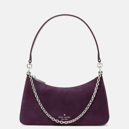 Kate Spade Margot Suede Shoulder Bag - Preorder — Jet Set (500)