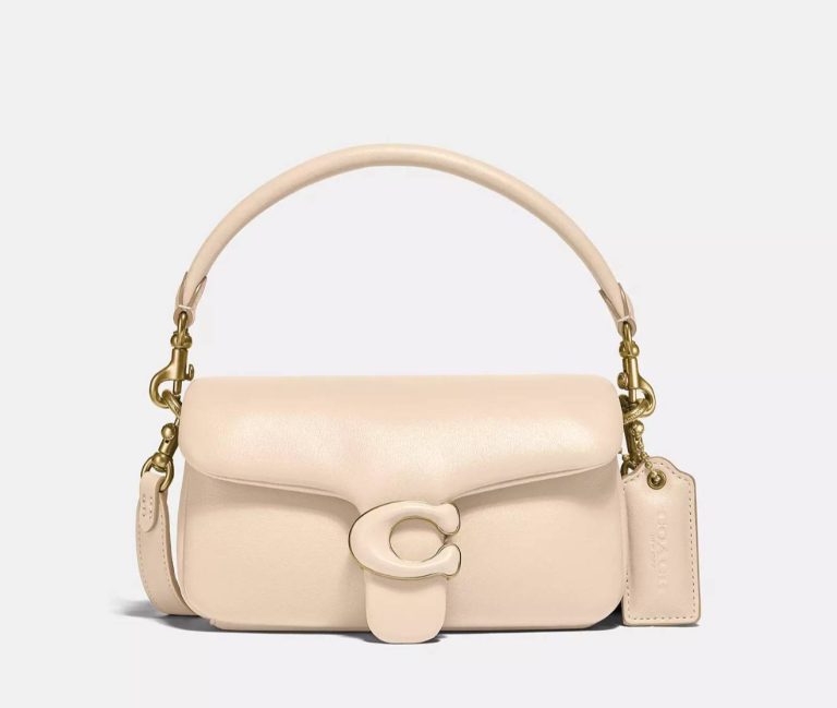 Coach Pillow Tabby Shoulder Bag 18 Brass/Ivory - Ready Stock USA