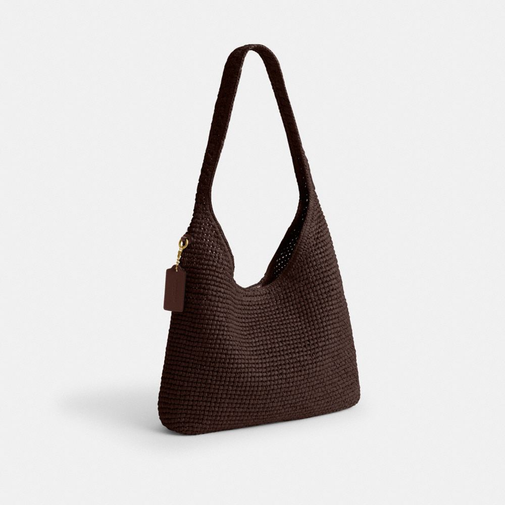 Coach Brooklyn Shoulder Bag 28 Brass/Maple - Ready Stock Malaysia