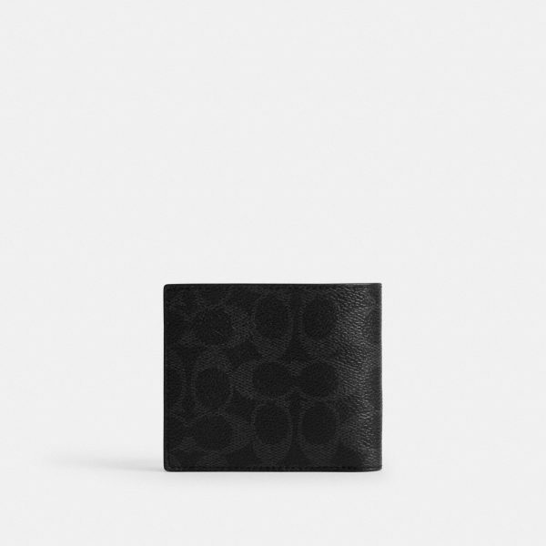 Coach Coin Wallet In Signature Canvas - Preorder