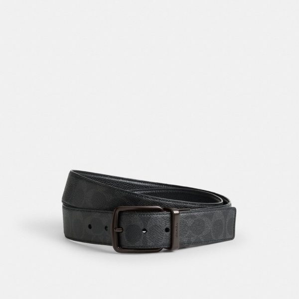 Coach Harness Buckle Cut-To-Size Reversible Belt, 38MM - Preorder