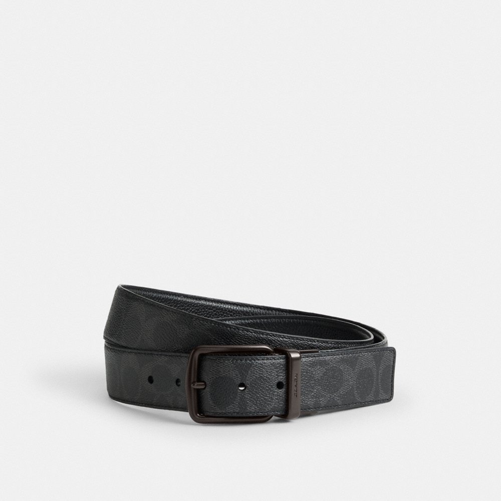 Coach Harness Buckle Cut-To-Size Reversible Belt, 38MM - Preorder