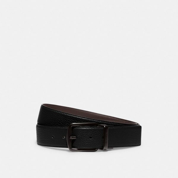 Coach Harness Buckle Cut-To-Size Reversible Belt, 38MM - Preorder