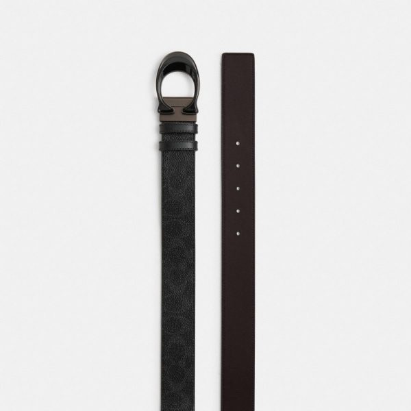 Coach Signature Buckle Cut-To-Size Reversible Belt, 38MM - Preorder