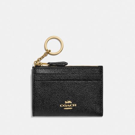 Coach Outlet Mini Skinny ID Case - Preorder — Brass/Black
