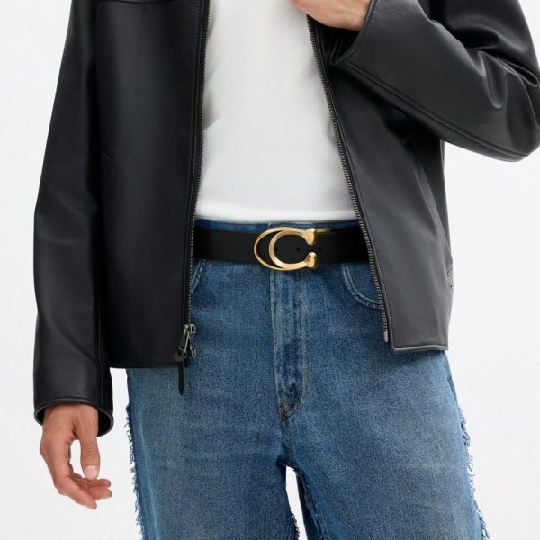 Coach Outlet Outline C Buckle Cut-To-Size Belt, 38MM - Preorder