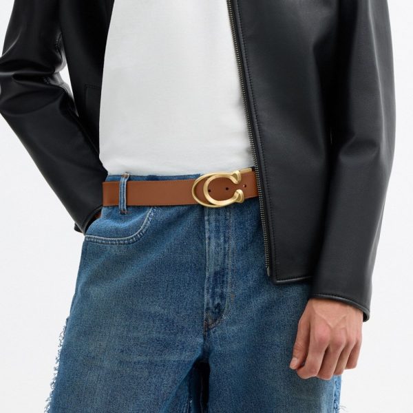 Coach Outlet Outline C Buckle Cut-To-Size Belt, 38MM - Preorder