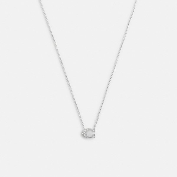 Coach Outlet Pavé Signature Necklace - Preorder
