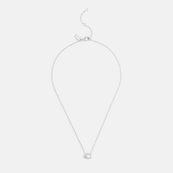 Coach Outlet Pavé Signature Necklace - Preorder
