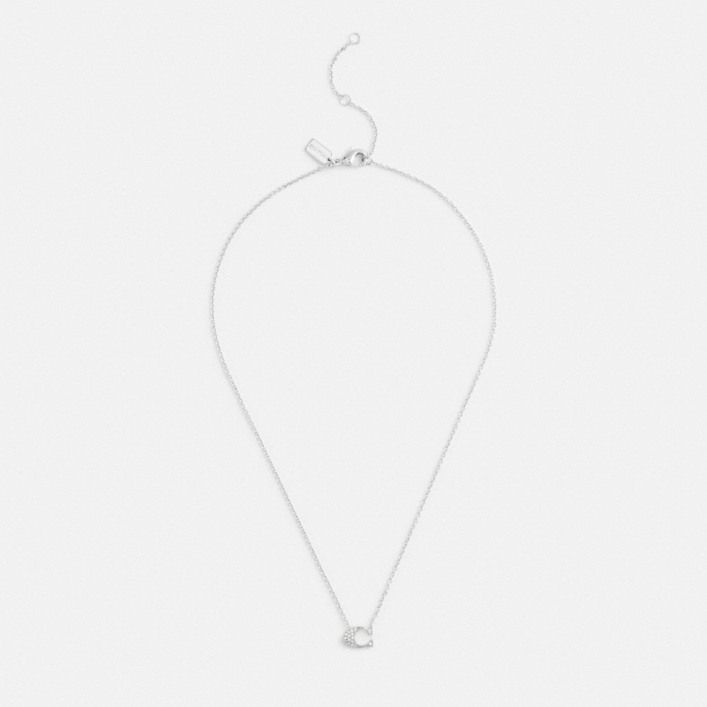 Coach Outlet Pavé Signature Necklace - Preorder