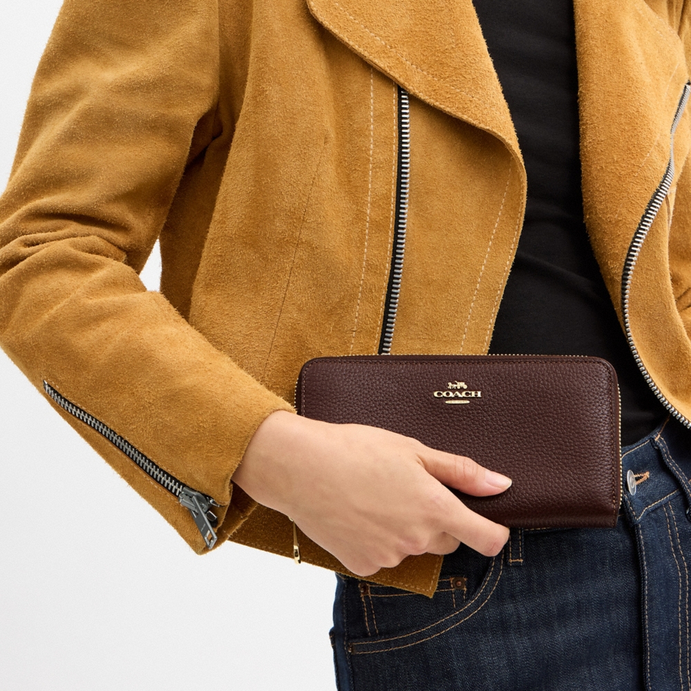 Coach Outlet Long Zip Around Wallet - Preorder