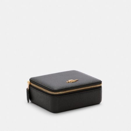 Coach Outlet Large Jewelry Box - Preorder — Brass/Black