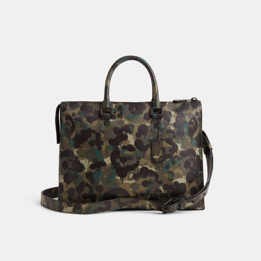 Coach Restored Gotham Tote With Camo Print - Preorder