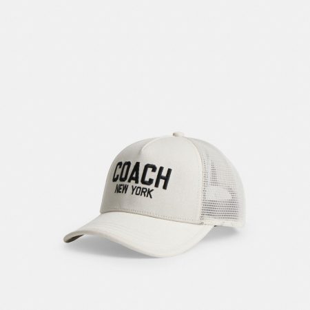 Coach Trucker Hat - Preorder — Chalk