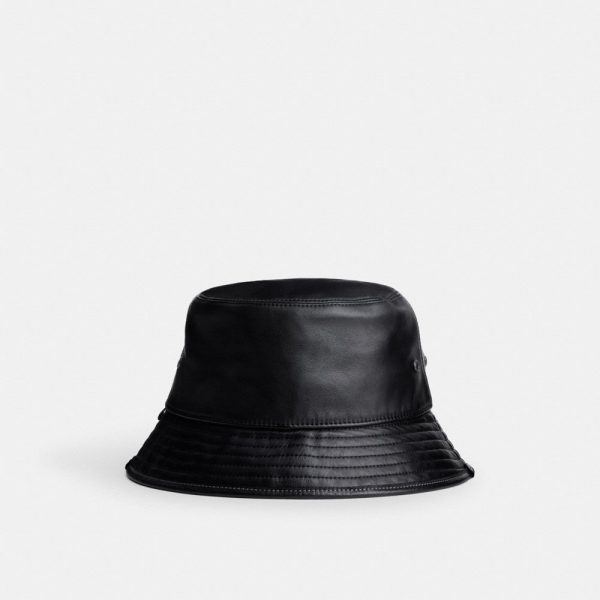 Coach Leather Bucket Hat - Preorder