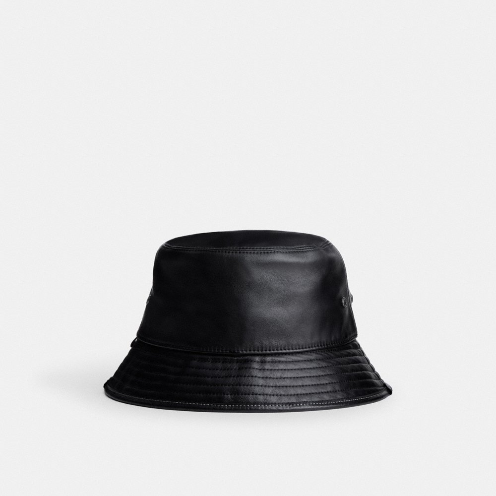 Coach Leather Bucket Hat - Preorder