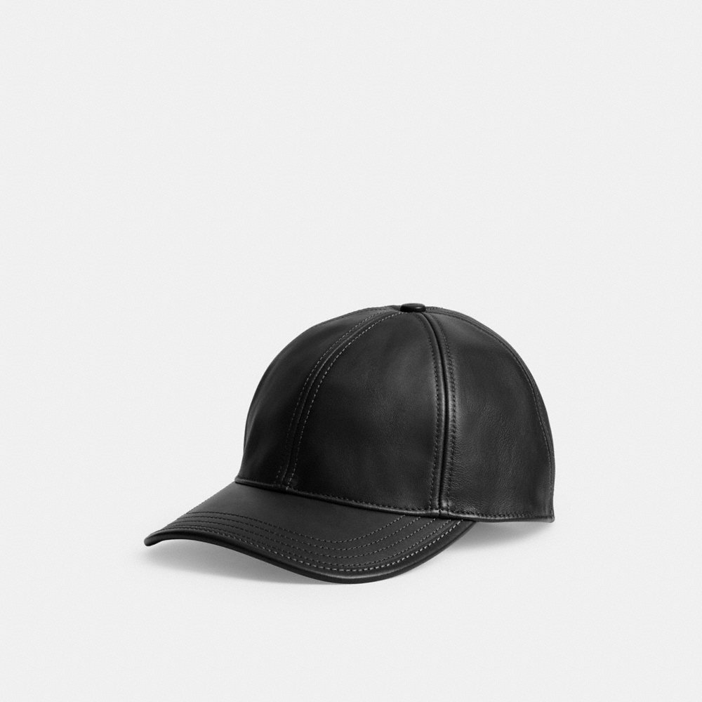Coach Leather Baseball Hat - Preorder