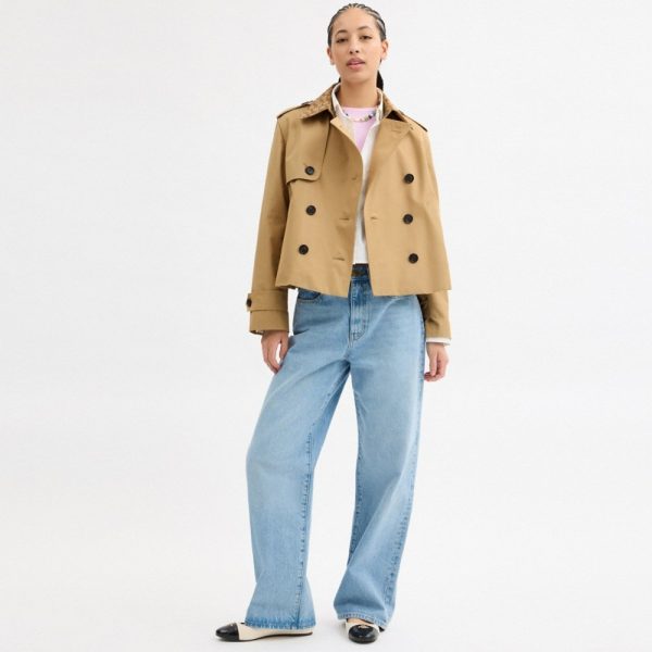 Coach Outlet Short Trench Coat With Signature Collar - Preorder