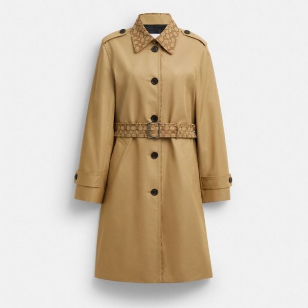 Coach Outlet Trench With Signature Piping - Preorder
