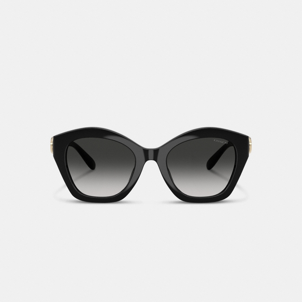 Coach Maxi Sculpted C Oversized Geometric Sunglasses - Preorder
