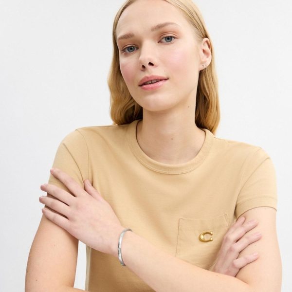 Coach Outlet Essential Hinged Bangle - Preorder