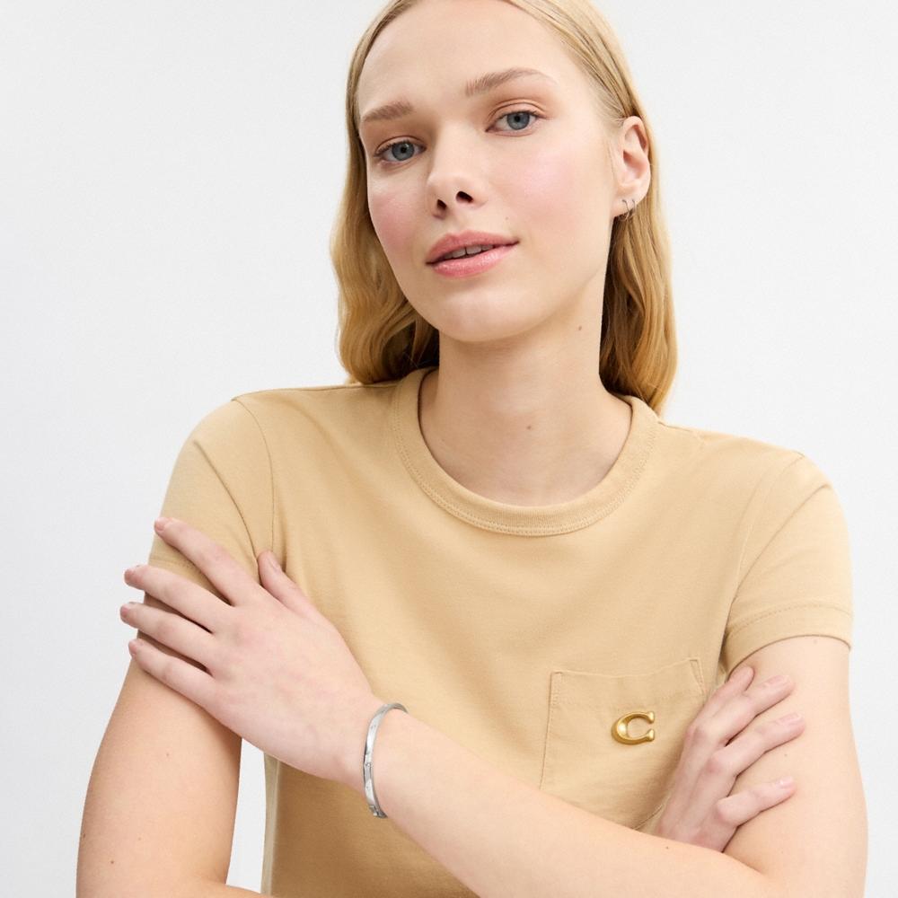 Coach Outlet Essential Hinged Bangle - Preorder - Image 3
