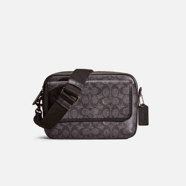 Coach Restored Charter Flap Crossbody 24 In Signature Canvas - Preorder