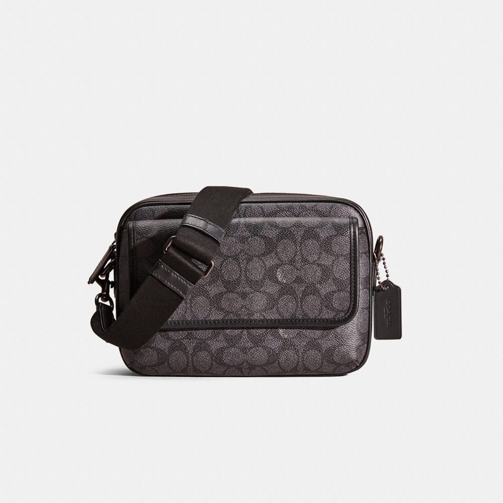 Coach Restored Charter Flap Crossbody 24 In Signature Canvas - Preorder