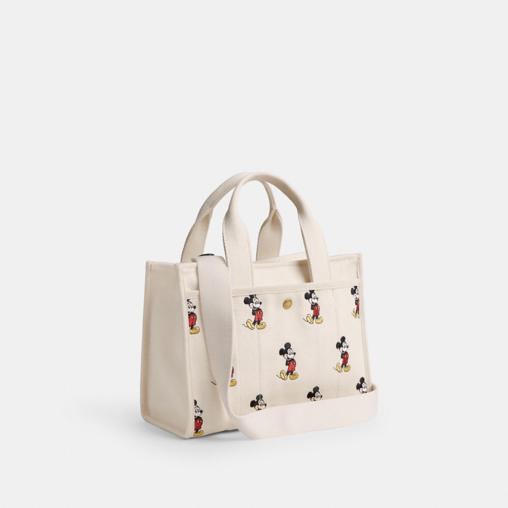 Coach Outlet Disney X Coach Cargo Tote Bag 26 With Mickey Mouse In Regenerative Cotton Canvas - Preorder