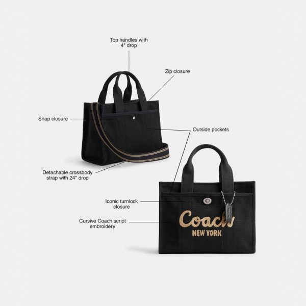 Coach Outlet Disney X Coach Cargo Tote Bag 26 With Mickey Mouse In Regenerative Cotton Canvas - Preorder