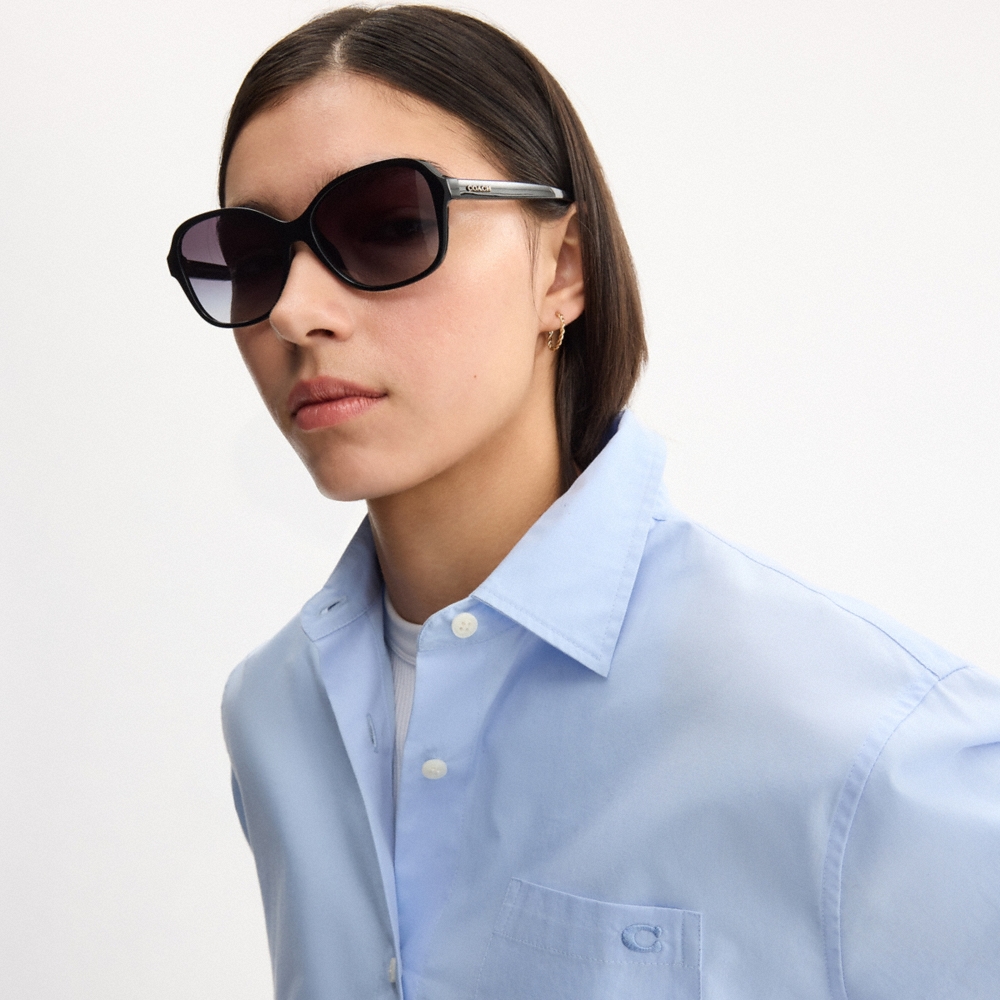 Coach Outlet Oversized Oval Sunglasses - Preorder