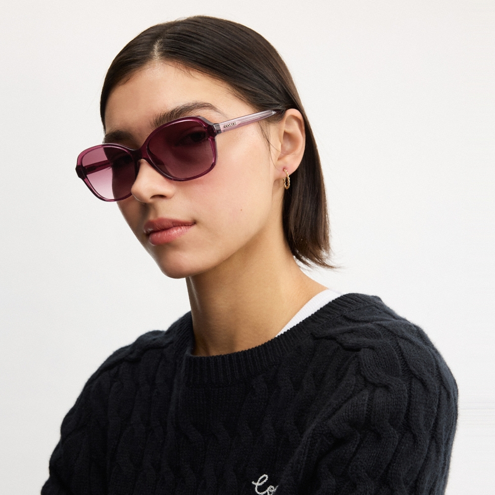 Coach Outlet Oversized Oval Sunglasses - Preorder