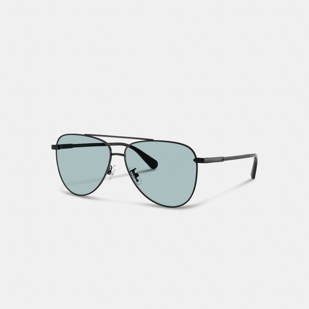 Coach Outlet C Hardware Metal Pilot Sunglasses - Preorder