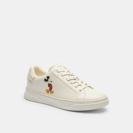 Coach Disney X Coach High Line Sneaker With Mickey Mouse - Preorder — Chalk Multi