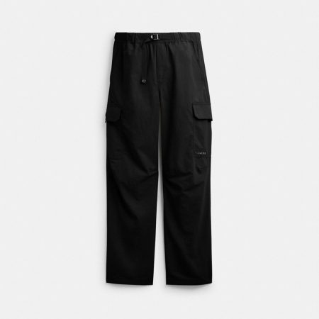 Coach Outlet Nylon Utility Pants - Preorder — Black