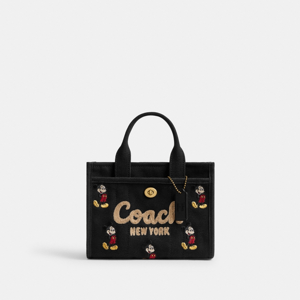 Coach Disney X Coach Cargo Tote Bag 20 With Mickey Mouse In Regenerative Cotton Canvas - Preorder