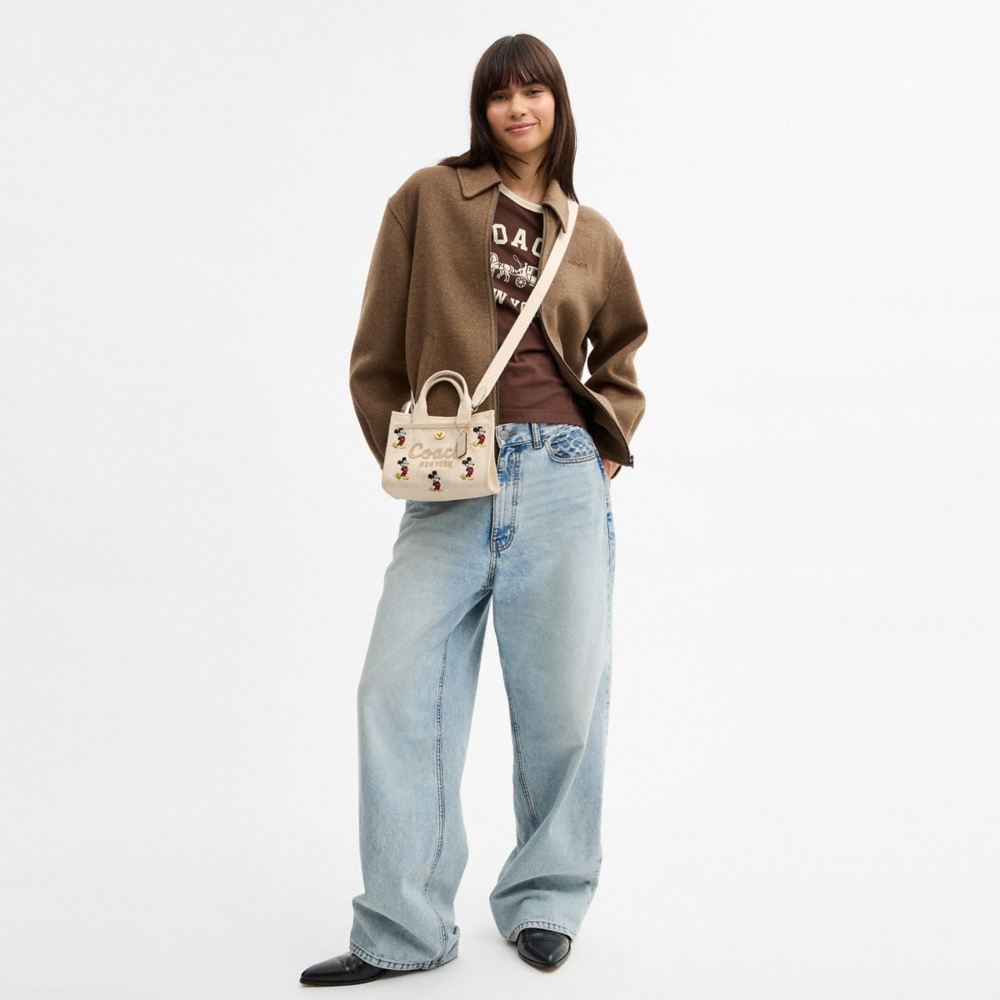 Coach Disney X Coach Cargo Tote Bag 20 With Mickey Mouse In Regenerative Cotton Canvas - Preorder - Image 13