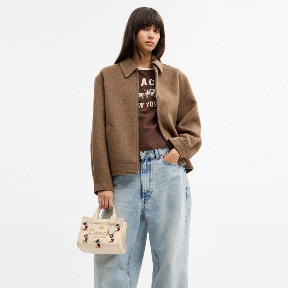 Coach Disney X Coach Cargo Tote Bag 20 With Mickey Mouse In Regenerative Cotton Canvas - Preorder - Image 15