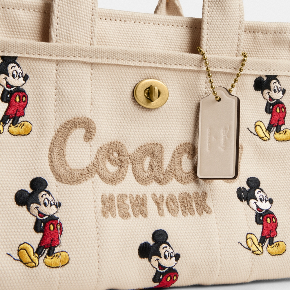 Coach Disney X Coach Cargo Tote Bag 20 With Mickey Mouse In Regenerative Cotton Canvas - Preorder - Image 16