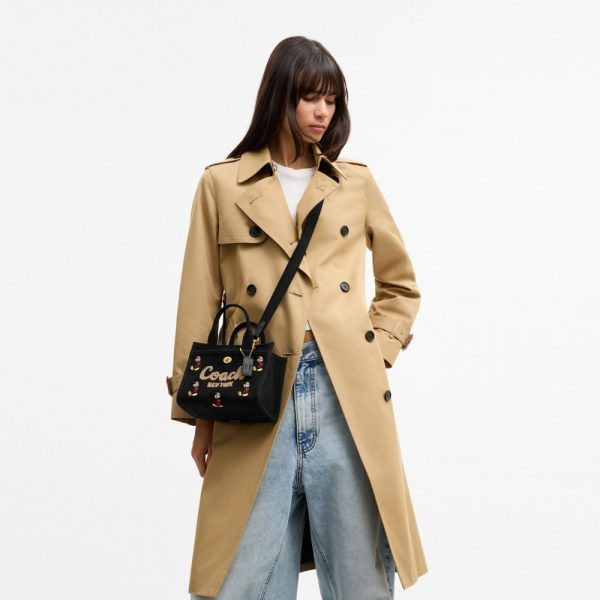 Coach Disney X Coach Cargo Tote Bag 20 With Mickey Mouse In Regenerative Cotton Canvas - Preorder