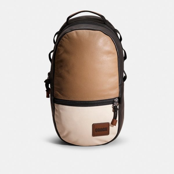 Coach Restored Pacer Backpack In Colorblock With Coach Patch - Preorder