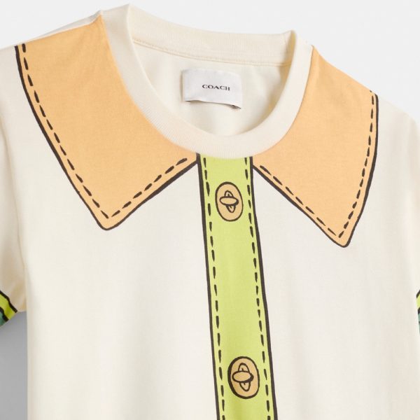Coach Restored Trompe L'Oeil Belted T-Shirt - Preorder