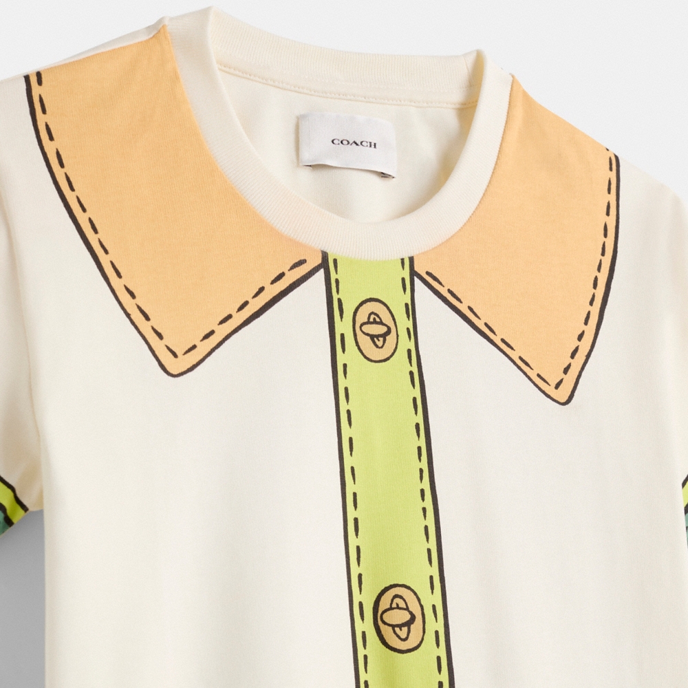 Coach Restored Trompe L'Oeil Belted T-Shirt - Preorder