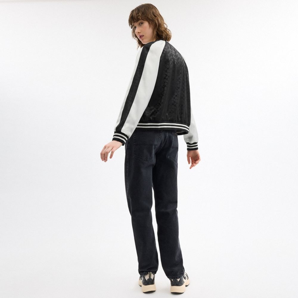 Coach Outlet Reversible Signature Souvenir Varsity Jacket - Preorder - Image 11